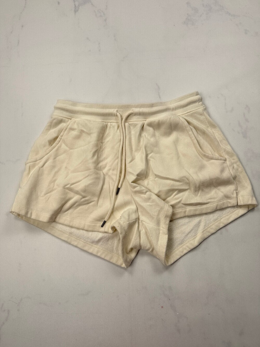 Universal Thread Shorts Athletic Shorts Cream Modernist Sporty - Womens S